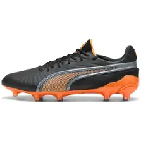 Puma King Ultimate FG/AG Hot Pursuit - Musta/Lämpöpalo/Hopea, koko 41