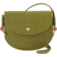 Dudu Toys Skye Crossbody-laukku Nahka 21 cm Oliivinvihreä