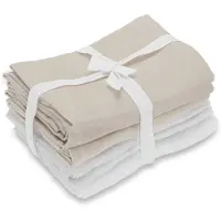 Vanilla Copenhagen Musliiniviltti 4-pack, Oyster Grey