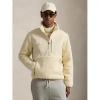 Ralph Lauren Hybrid Half-Zip Pullover - Cream - XXL