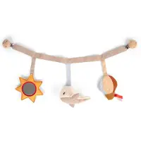 Filibabba Pram Chain With Charms - Dreamy Adventurers - Beige - ONE SIZE