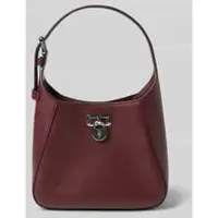 Ralph Lauren Leather Small Tanner Shoulder Bag - Burgundy - ONE SIZE