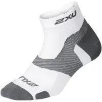 2XU Vector Light Cushion 1/4 Crew Socks Valkoinen EU 38-41 1/2 Mies