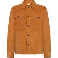 Knowledge cotton apparel Organic Cotton Corduroy Overshirt G - Brown - M