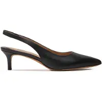 Ralph Lauren for woman. 802927937001 Black Lolah leather shoes (36), 5 to 8 cm, None, Casual, Party