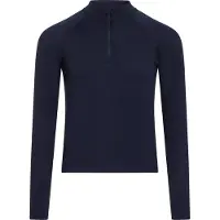 Icebreaker Kids' 260 Tech Long Sleeve Half Zip Midnight Navy Kerrasto yläosat 8