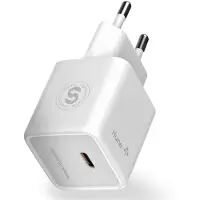 Hune Hurón C20 Mini 20W USB-C Charger - Snow White