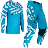 Leatt 3.5 Ride Pattern 2024 Motocross-paita ja housusetti
