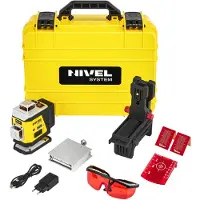 Nivel System Ristilinjalaser CL4R + tarvikkeet