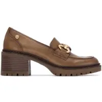 Xti for woman. 14427401-TAUPE Moccasins 144274 brown (38), 5 to 8 cm, None, Casual, Classic