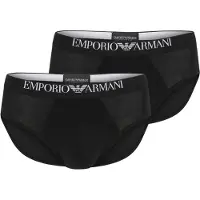 Emporio Armani for man. EM000251_AF14134 Set 2 Max briefs black (XL), Homewear, Viscose