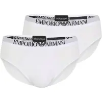 Emporio Armani for man. EM000251_AF14134 Set 2 white Max briefs (XL), Homewear, Viscose