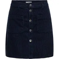 JDY Jdyshiraz Corduroy Skirt Pnt Noos - Navy - M