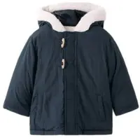 Mango Hooded Anorak With Buttons - Navy - 18-24M