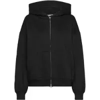Weekday Oversized Heavyweight Zip Hoodie - Black - XXS