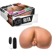 Blush X5 Rita - luonnollisen kokoinen naistorso-masturbaattori vibraattorilla (ihonvärinen)