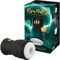 You2Toys Gyro - pyörivä ja värisevä masturbaattori - musta