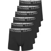 U.S. POLO ASSN. Bokserishortsit 'UMWilly' musta / valkoinen