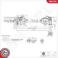 ESEN SKV Vetoakseli 40SKV163