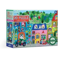 Eeboo - Puzzle 20 pcs - Yumi's Village (EPZY863)