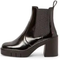 Art for woman. 119831101003_001 Leather Ankle Boots 1983 Berna black (36), 5 to 8 cm, None, Casual
