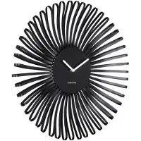 Karlsson Wall Clock Polo Black - Black - Ø 48 CM