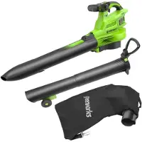 Greenworks Akkulehti-imuri/puhallin BL48L01-01; 2x24 V (ilman akkua ja laturia)