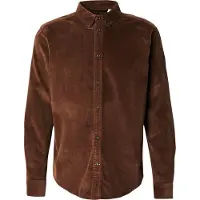 Only & Sons Onsmichael 18W Reg Cord Stretch Ls Noos - Khaki green - XL