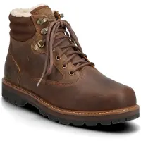 Timberland for man. TB0A6CFXEM41 Britton Road brown leather boots (45), Flat, Laces, Casual, Outdoor