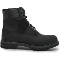 Timberland for man. TB1A2E2P0011 Premium 6 Inch Lace Up Leather Boot Black (45 W), Flat, Laces, Casual