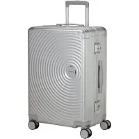 American Tourister Resväska Soundbox Aluminium 68 Medium Silver