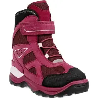 Ecco Kids' Snow Mountain 1s Waterproof Black/red Plum/dark Ruby Talvikengät 35