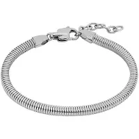 Lykken Trend teräsrannekoru käärmeketju 18+3cm