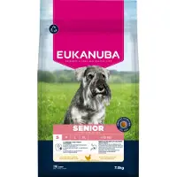 Eukanuba 2x7,5kg Premium Nutrition Senior Small Breed kana kuivaruoka
