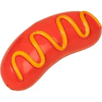 TIAKI Hot Dog -erittäin vahva purulelu Ø6, 5x15cm koiralle