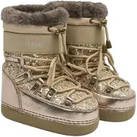 Mikk-Line Snow Boot Glitter - Gold - 38/40