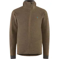 Klättermusen Men's Hödur Hooded Zip Dark Sand Välikerrospuserot XL