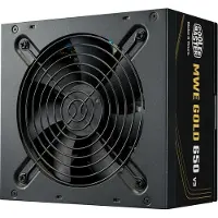 Cooler Master MWE Gold V3 ATX 3.1 Non-Modular Series, 650 W, 100 - 240 V, 50/60 Hz, 5 - 10 A, Aktiivinen, 120 W