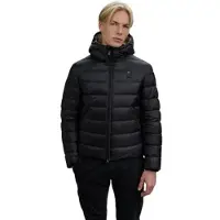 Blauer for man. 25WBLUC03086 Acton hooded jacket black (L), Casual, Polyamide