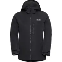 Jack Wolfskin Flowline 3in1, hiihtotakki, miesten, musta