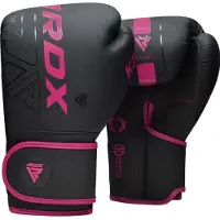 RDX Sports F6 Kara Keinonahkaiset Nyrkkeilyhanskat