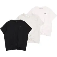 Abercrombie & Fitch T-paita - 3 kpl - Valkoinen/Musta/Harmaa mel - - 11-12 v (146-152) - T-paidat