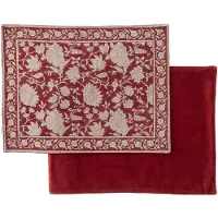 Chamois - Indian Rose Pöytätabletti 37x50 cm 2 kpl Punainen