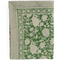 Chamois - Indian Rose Pellava pöytäliina 145x350 cm Vihreä
