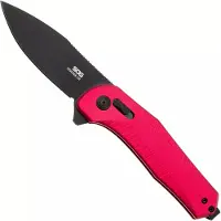 SOG Diverge XR 12-02-06-43 Drop Point, Dark Red + Black, pocket knife
