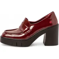 Art for woman. 119721267003_008 1972 Berna burgundy shoes (41), Leather, 5 to 8 cm, None, Casual