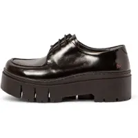 Art for woman. 117641101003_001 Leather Shoes 1764 Leeds black (36), 3 to 5 cm, Laces, Casual