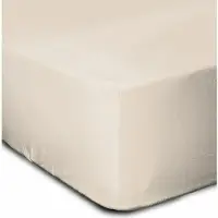 Lovely Home Beige Fitted Sheet 140 x 190 cm