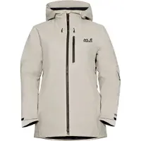 Jack Wolfskin Women's Flowline 3in1 Jacket Pale Sand 3 in 1 -takit L