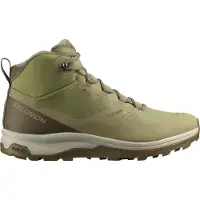 Salomon Men's Outsnap CSWP Aloe/Stone Gray/Coyote Brown Talvikengät Aloe / Stone Gray / Coyote Brown 46